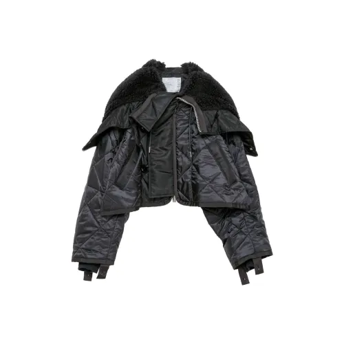 sacai FW23 Holiday Series Черный Унисекс Объемные куртки (пуфы)