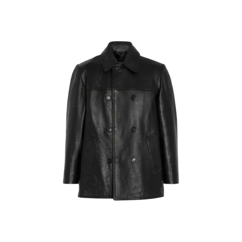 COACH Черные Женские Кожаные Куртки