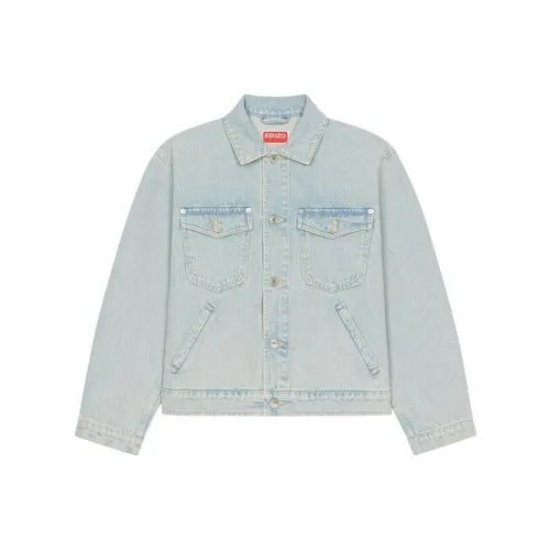 KENZO Синие Женские Джинсовые Куртки