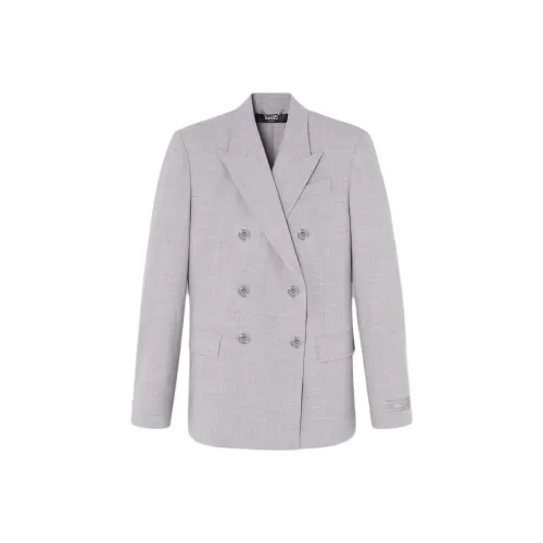 VERSACE Бизнес-костюм Пальто Женское Серое