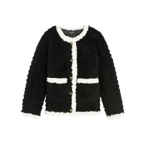 BEBE Черный Женские меховые изделия