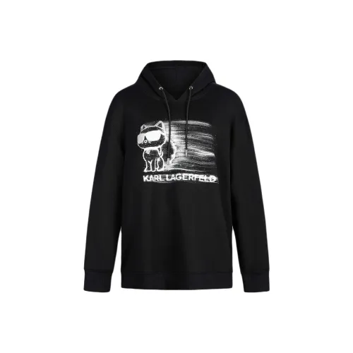 Свитшот KARL LAGERFELD женский черный