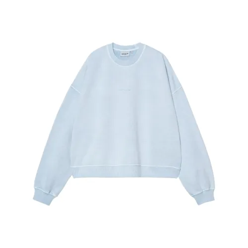 Carhartt WIP SS25 W' Benton Толстовка Женская Air Blue