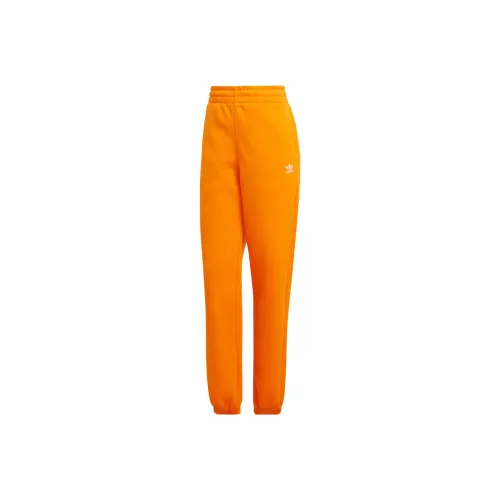 adidas originals Светло-оранжевый Желтый Женские Вязаные Тренировочные Брюки