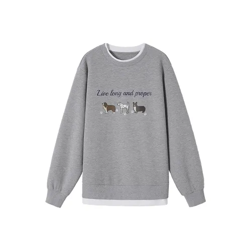 SHIRAN Серый Женские Свитшоты