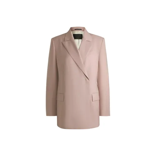 Hugo Boss Бизнес-костюм Пальто Женское Светло-розовое