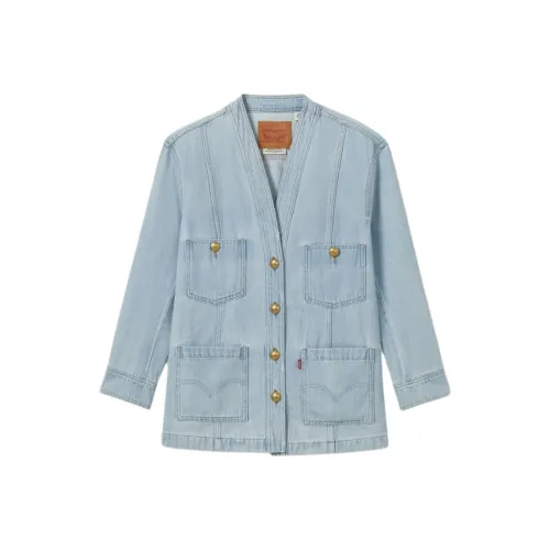 Levi's Denim Drifter Series Джинсовая Куртка Женская Светло-Синяя