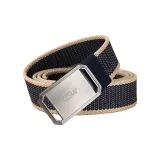 Серебристая пряжка - хаки, королевский синий