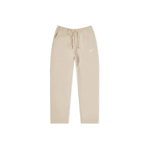 NIKE Бежевые Женские Вязаные Тренировочные Брюки