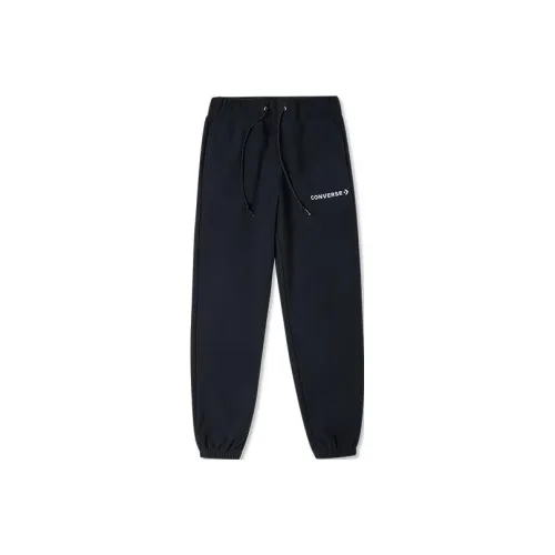 Converse Вязаные спортивные брюки женские черные