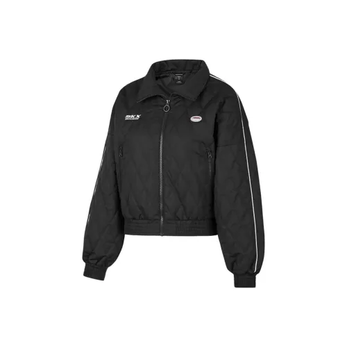 Skechers Skx Classic Sports Series Пуховая куртка Женская Углеродно-черная