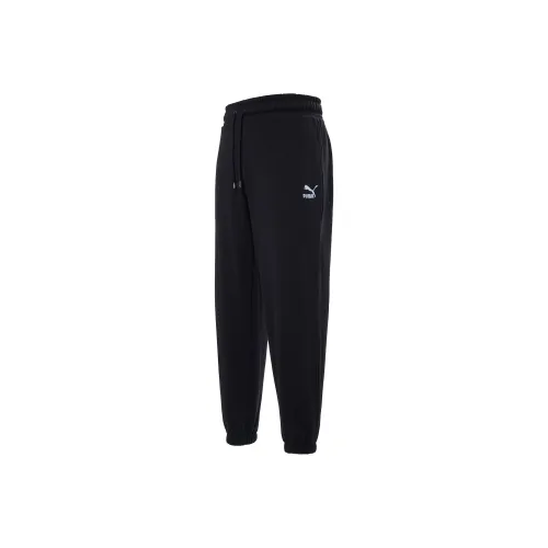 PUMA HER Черные Женские Вязаные Тренировочные Брюки