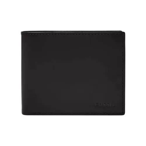 FOSSIL Кожа Кошелек Мужской Черный