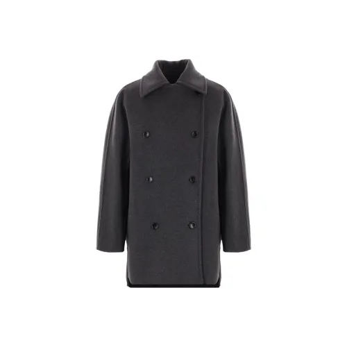 MaxMara Серое Женское Пальто