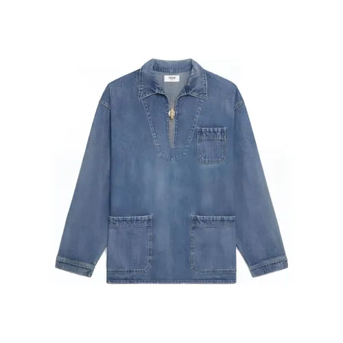 CELINE SS23 Denim Jacket Women's Denim Blue