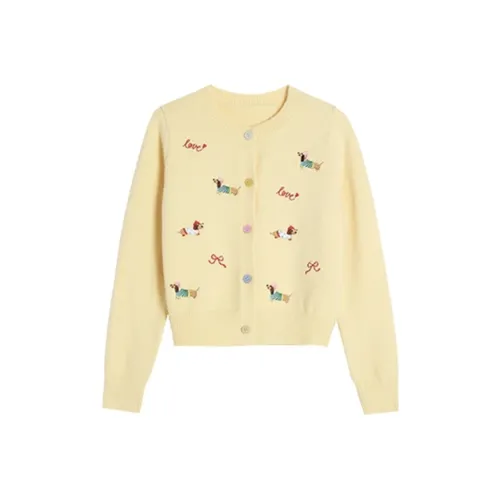 YAUH Желтый Женский Трикотаж