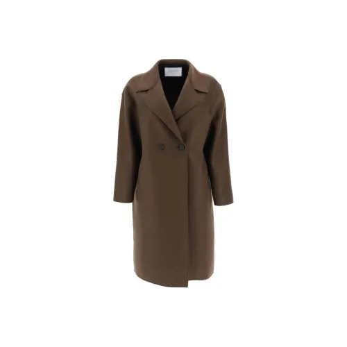 HARRIS WHARF LONDON Пальто Женское Коричневое