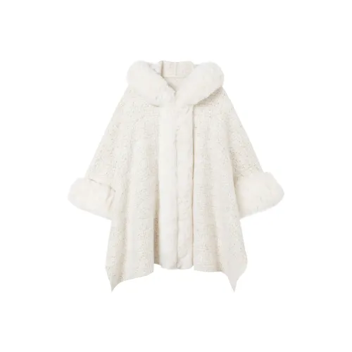 9 Кошка Лакомства для кошек Бархат Feel Пальто Женское Белое