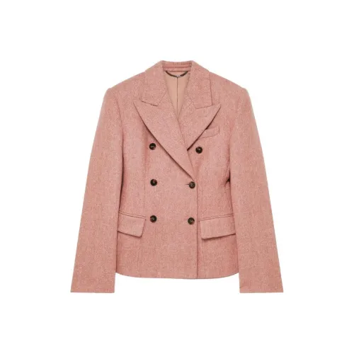 Stella McCartney SS24 Бизнес Костюм Пальто Женское Розовое