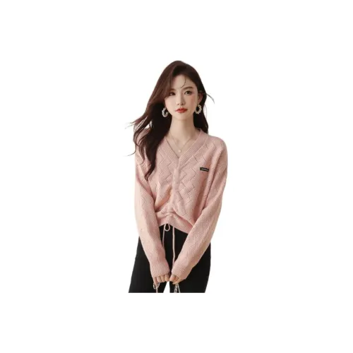 X MOOM Трикотаж Женский Вишневый Цветок Розовый