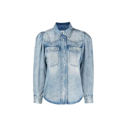 ISABEL MARANT Синие Женские Джинсовые Куртки