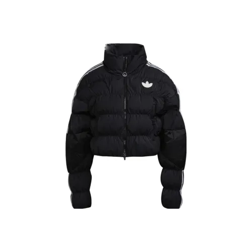 adidas originals Черное Женское Короткое Пальто