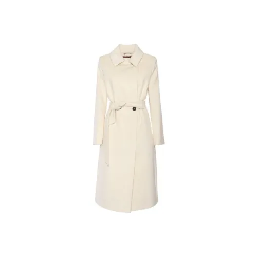 MaxMara Экрю Женское Пальто