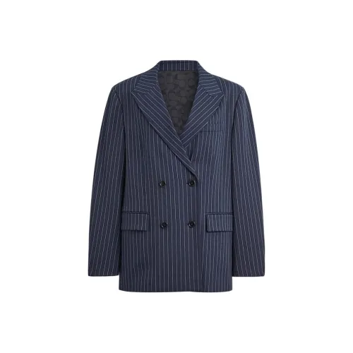 COACH SS24 Бизнес-костюм Куртка Женская Темно-синяя