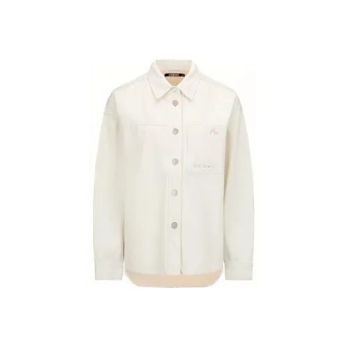 EVISU Белые Женские Джинсовые Куртки