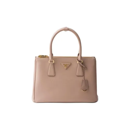 PRADA Saffiano Телячья кожа Одно плечо Сумка Средний Женские Розовое шампанское