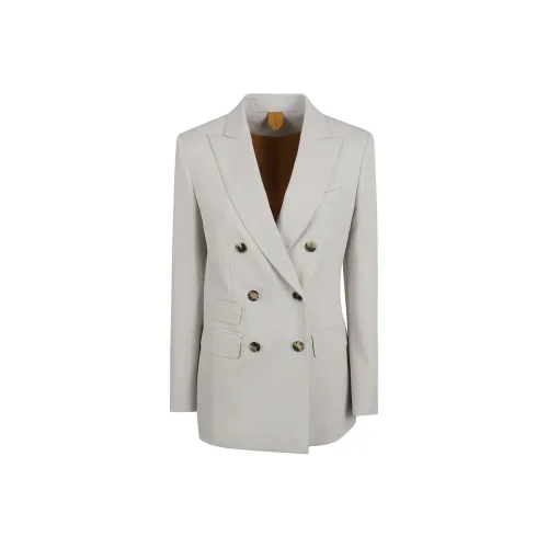 MaxMara Бизнес-костюм Пальто Женское Светло-серое