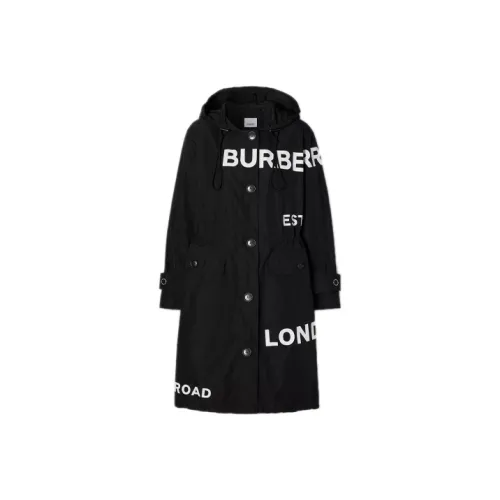 Burberry Черный Женский Тренч