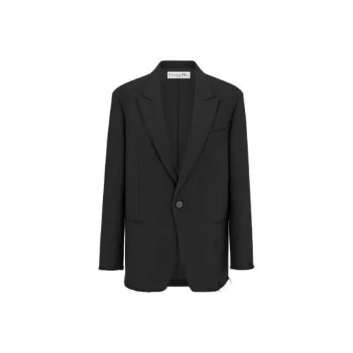 DIOR OVERSIZED Блейзер Бизнес Костюм Пальто Женское Черное