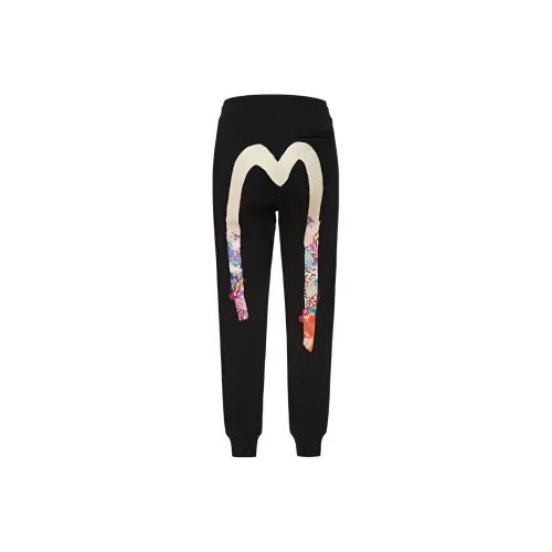 EVISU Черные Женские Вязаные Спортивные Штаны