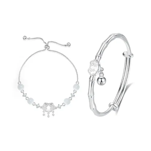 Shang Yinfu Стекло Кошачий глаз Браслеты Женские