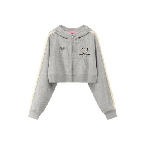 CHUU Cropped Coat Women's Light Gray CHUU Укороченное пальто женское светло-серое