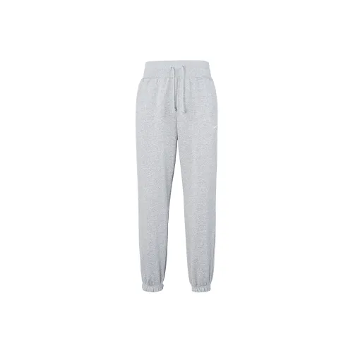 Nike Sportswear Вязаные спортивные штаны женские светло-серые