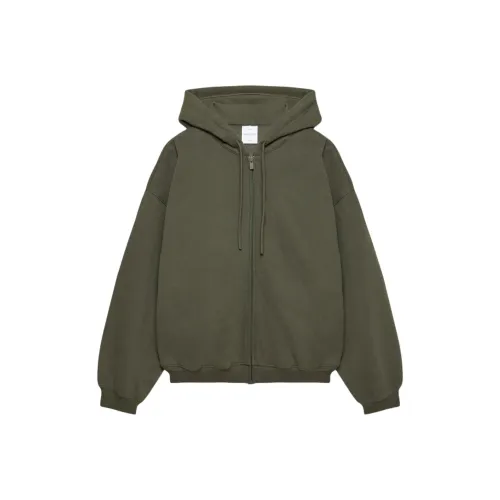 ARITZIA Cozy Sweatfleece Mega Zip Hoodie Hoodie Women's Dark Olive Dark Olive