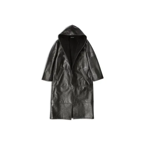 BALENCIAGA Черные Женские Бархатные Куртки