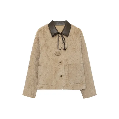 EGGKA Женские бархатные куртки