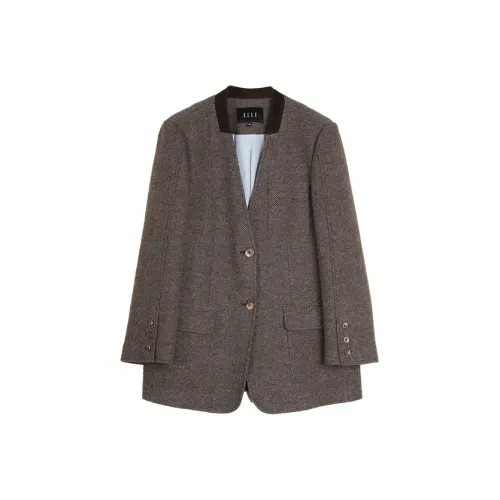 Elle Темно-кофейные Женские Офисные Костюмы