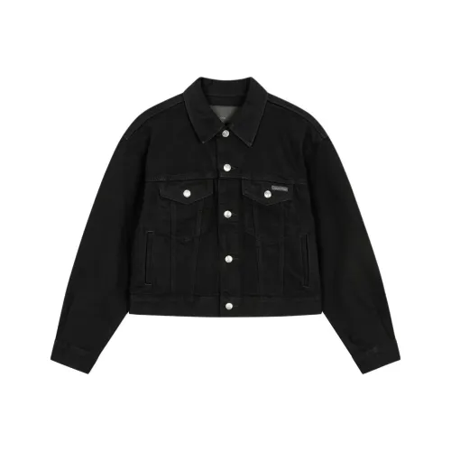 CALVIN KLEIN Denim Jacket Women's Black