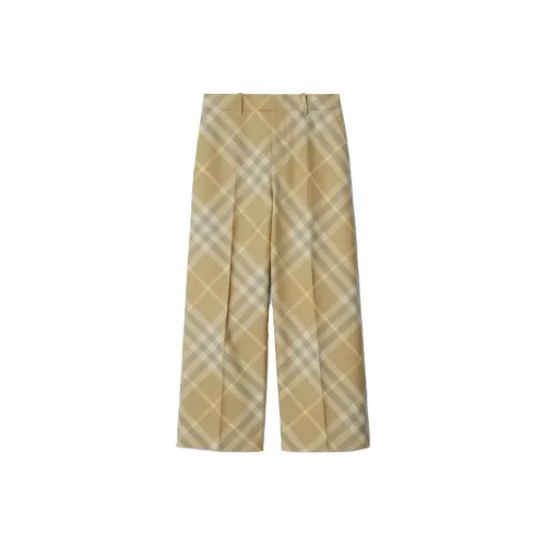 Burberry Повседневные брюки Женские Желтые