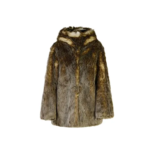 MOSCHINO Коричневое Женское Пальто