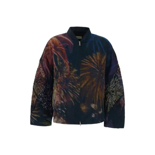 DRIES VAN NOTEN SS22 Хлопковый пуховик Женский Многоцветный