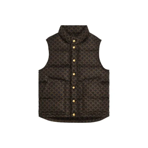 CELINE FW23 Жилет Женские Черный Желтый