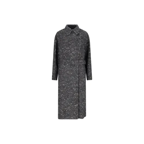 ISABEL MARANT ETOILE Пальто Женское Угольный Серый