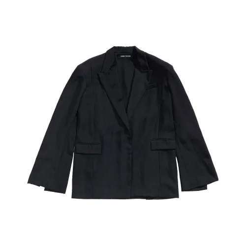 Bimba Y Lola FW24 Бизнес Костюм Пальто Женское Черное