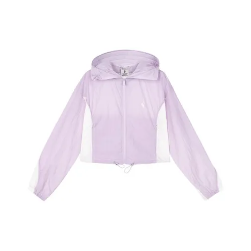 Skechers Cropped Jacket Women's Mist Purple