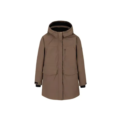 CHAOJIANTA Пуховик Женские Wood Пепельно-серый